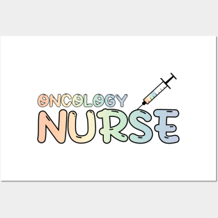 Oncology Nurse Rainbow Posters and Art